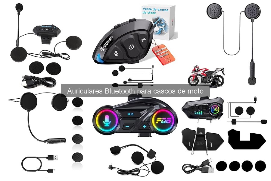 Comparativa de Auriculares Bluetooth para Cascos de Moto