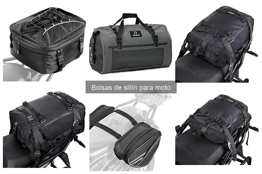 Comparativa de bolsas de sillín para moto: marcas populares