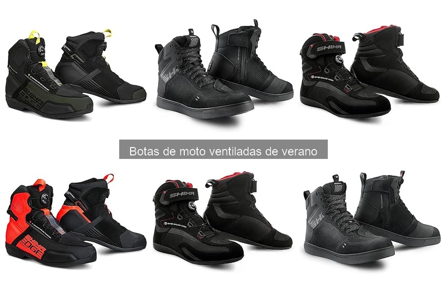 Comparativa de Botas de Moto Ventiladas de Verano: Marcas y Precios