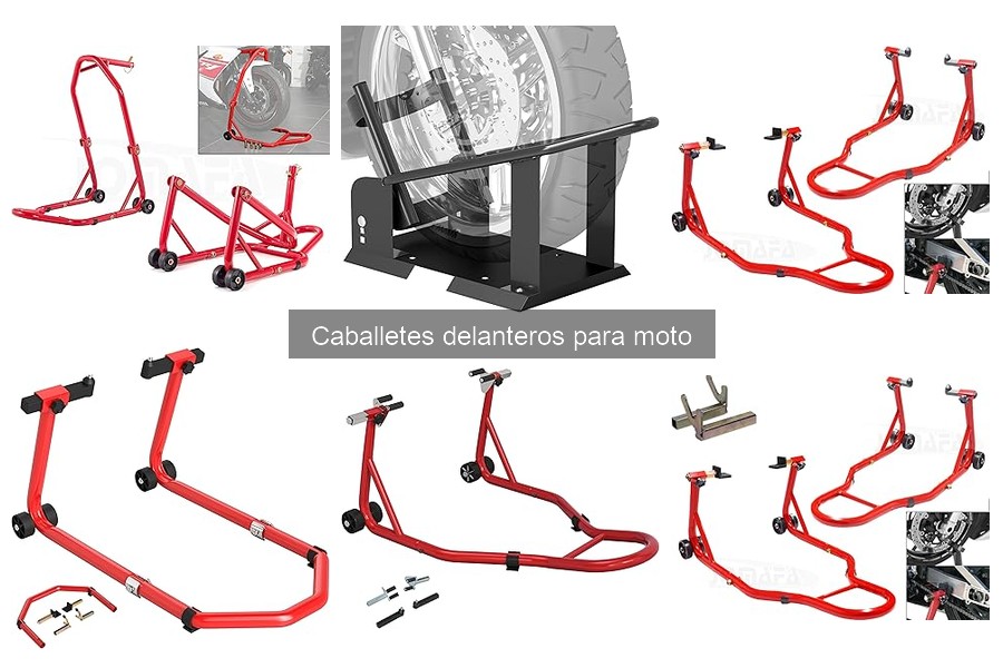Comparativa de caballetes delanteros para moto: marcas y precios