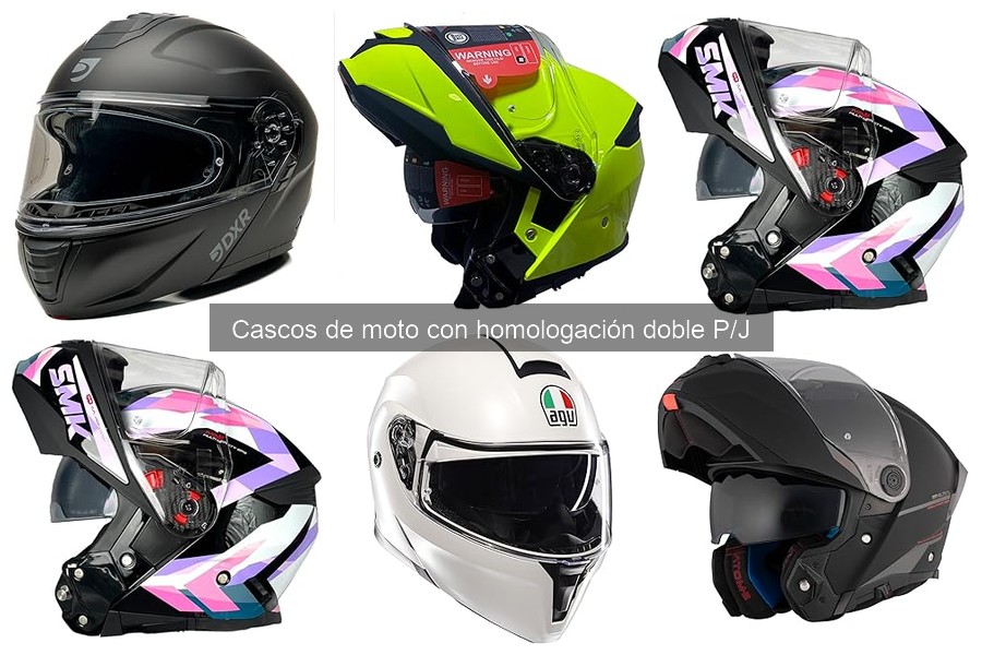 Comparativa de Cascos de Moto Homologados Doble P/J