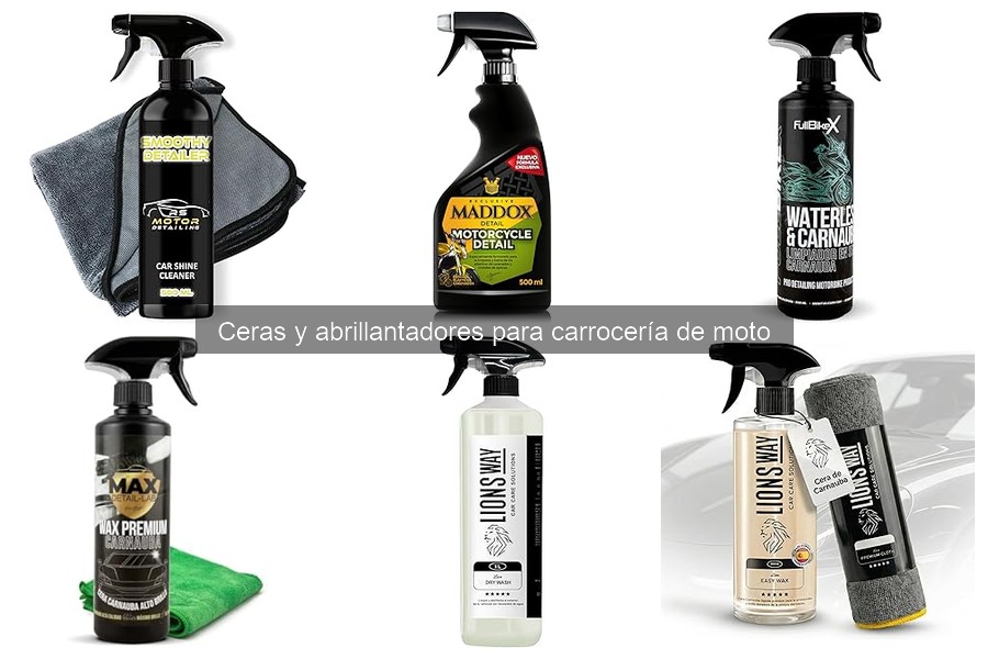 Comparativa de ceras naturales y sintéticas para motos