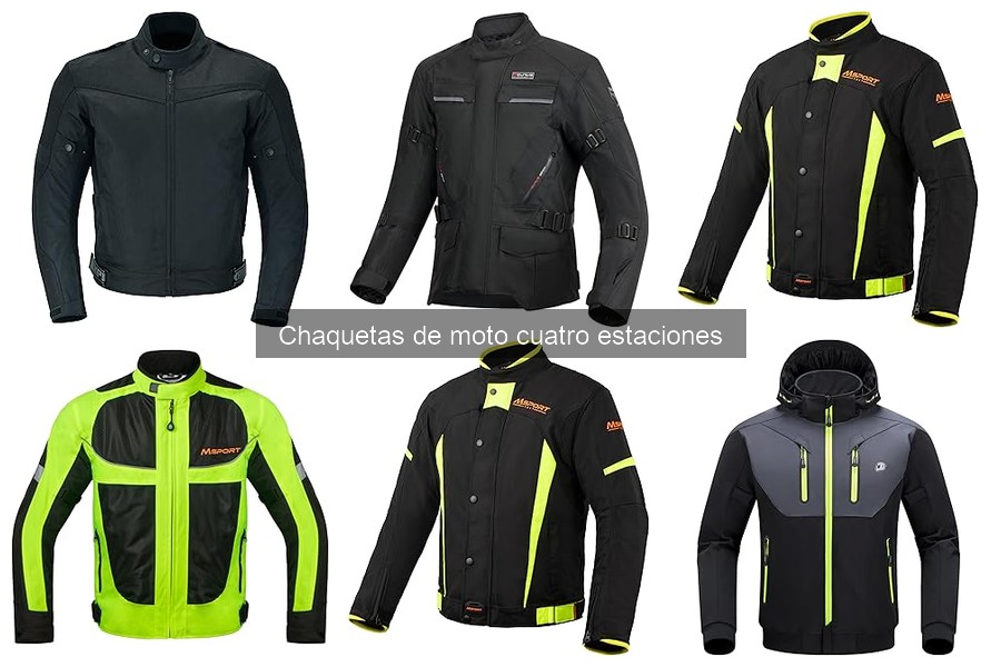 Comparativa de chaquetas de moto cuatro estaciones 2023