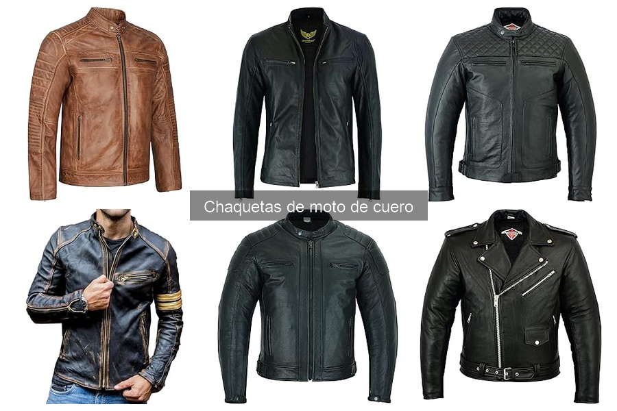 Comparativa de chaquetas de moto de cuero y su seguridad