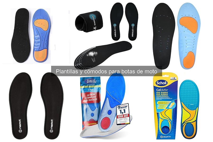 Comparativa de cómodos para botas de moto: Gel vs Espuma