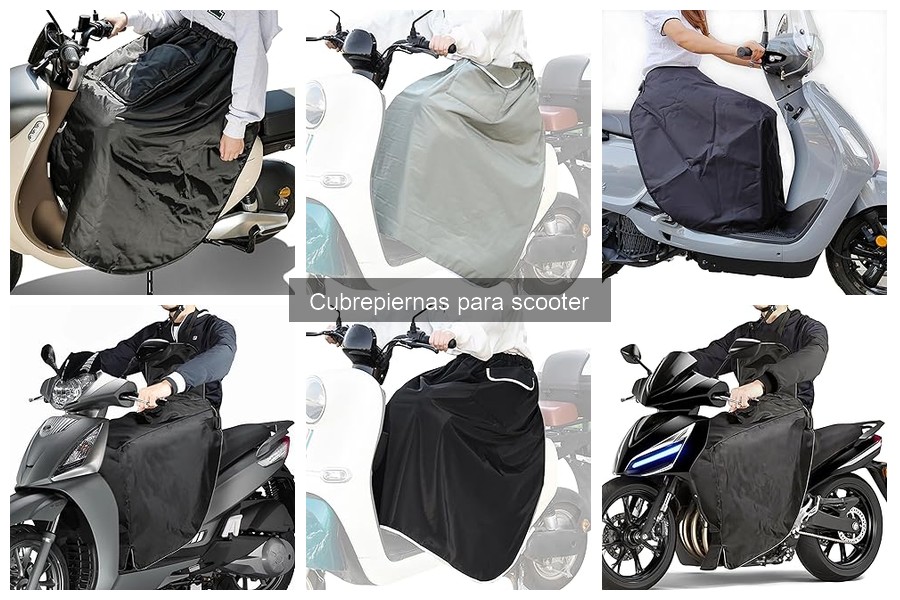 Comparativa de cubrepiernas para scooter: características y precios
