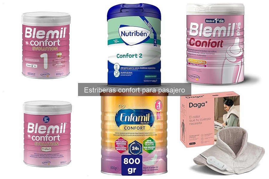 Comparativa de Estriberas Confort para Pasajero de Marcas