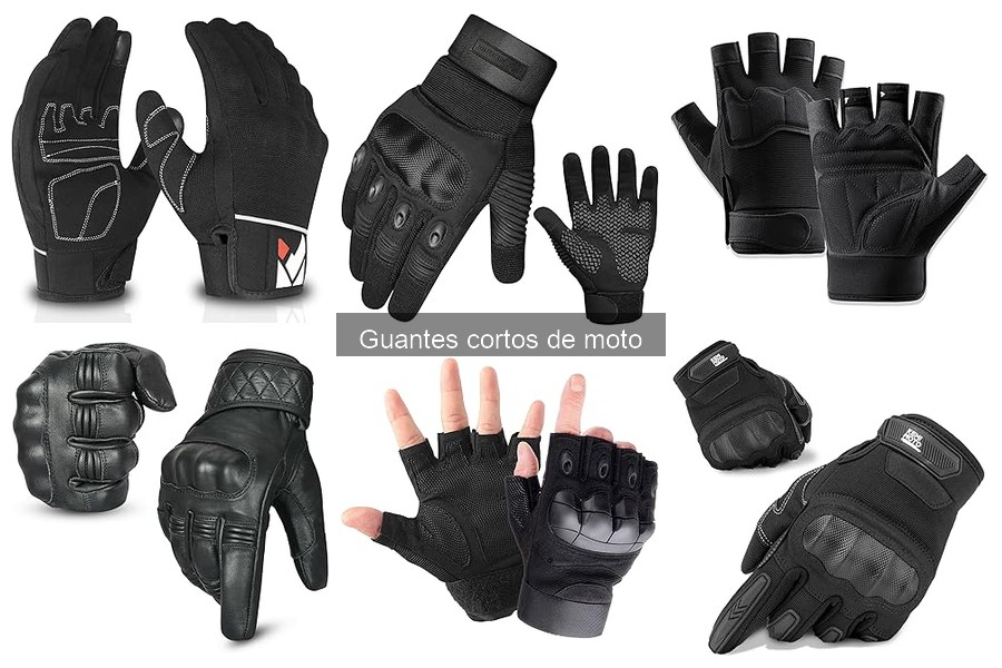 Comparativa de guantes cortos y largos para moto