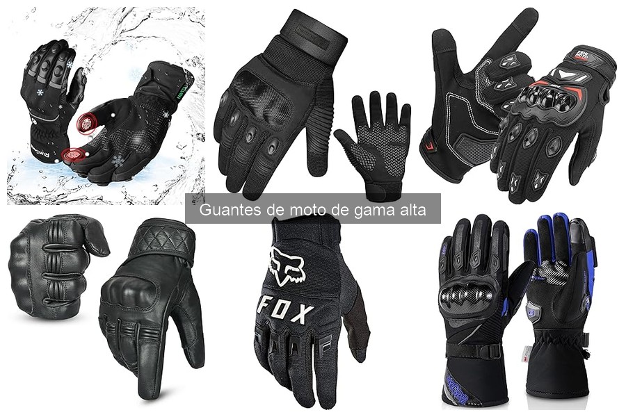 Comparativa de guantes de moto de gama alta para ciudad y touring
