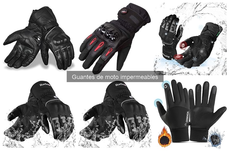 Comparativa de guantes de moto impermeables: marcas y precios