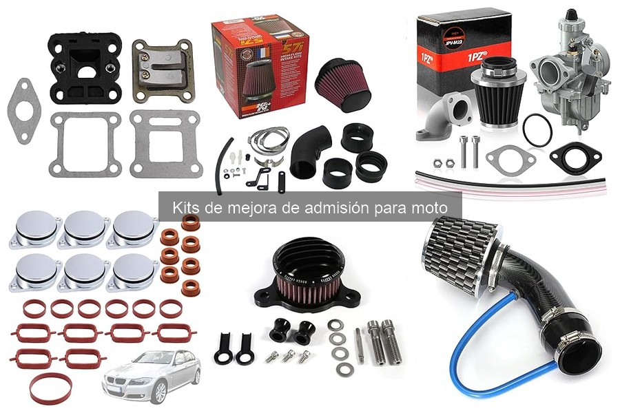 Comparativa de kits de admisión para motos de carretera y campo