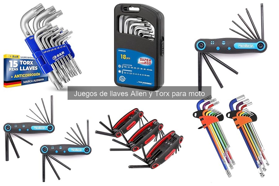 Comparativa de las Mejores Llaves Allen y Torx para Moto