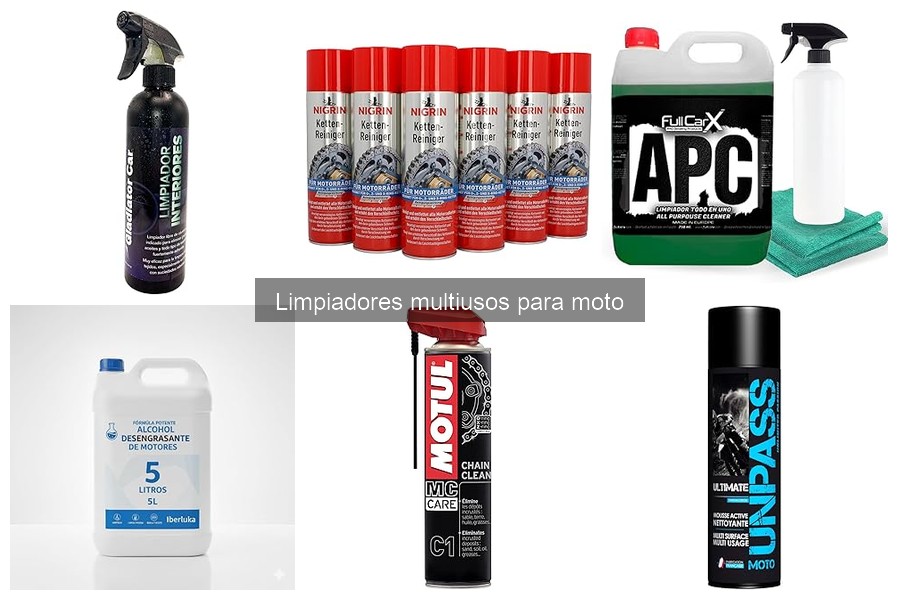 Comparativa de Limpiadores Multiusos para Moto: Mejores Marcas