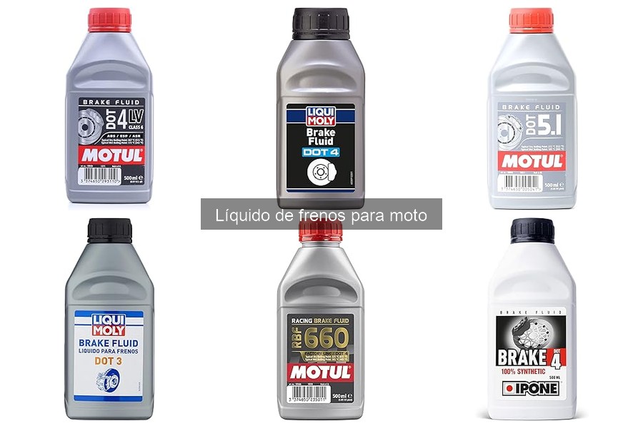 Comparativa de líquidos de frenos para motos: marcas destacadas