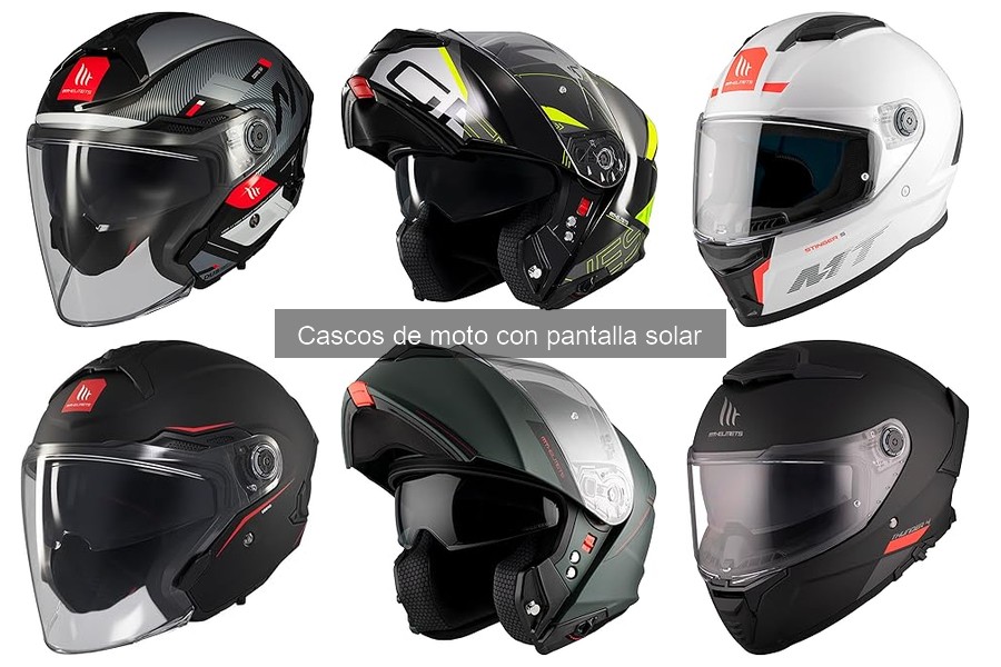 Comparativa de los Mejores Cascos de Moto con Pantalla Solar 2023