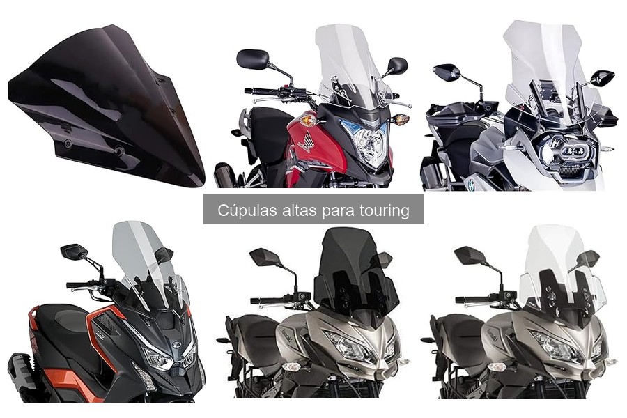 ** Comparativa de materiales en cúpulas altas para touring