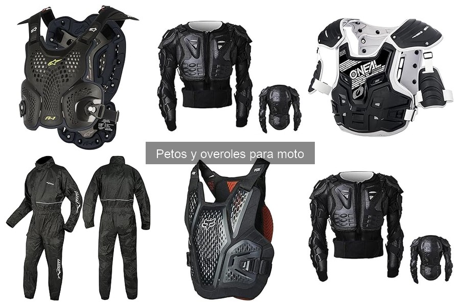 Comparativa de materiales en petos y overoles para moto