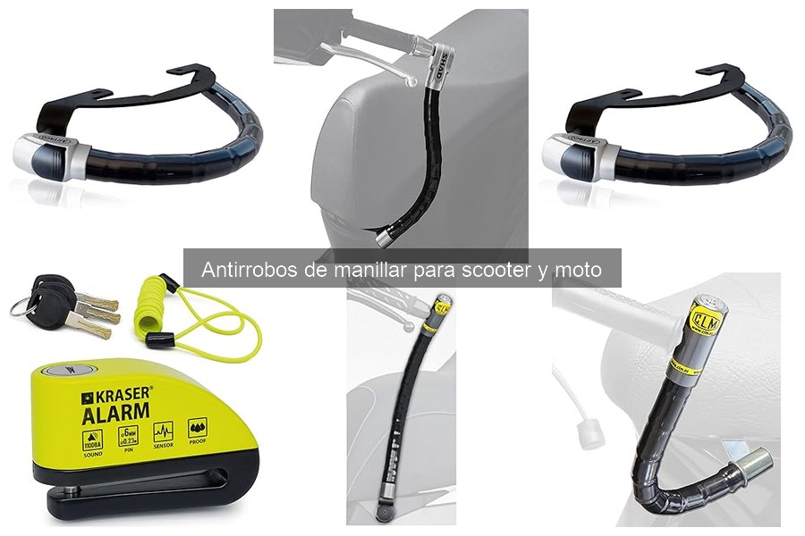 Comparativa de Mejores Antirrobos de Manillar para Moto y Scooter