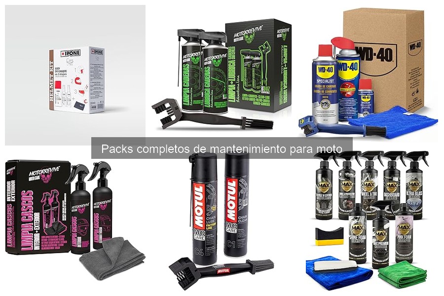Comparativa de Packs de Mantenimiento para Moto
