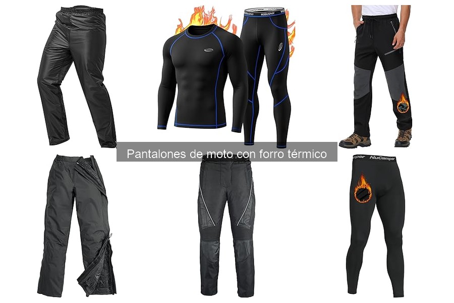 Comparativa de Pantalones de Moto con y Sin Forro Térmico