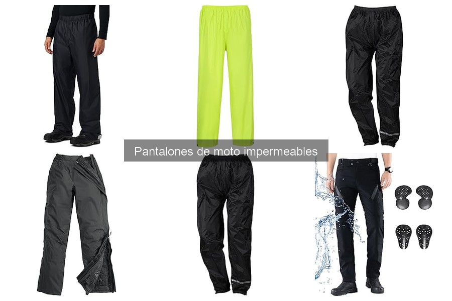 Comparativa de Pantalones de Moto Impermeables vs No Impermeables