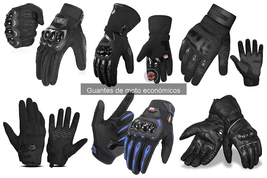Comparativa de precios de guantes de moto económicos