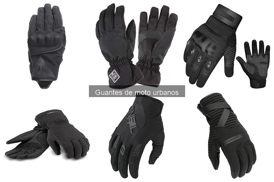 Comparativa de precios de guantes de moto urbanos