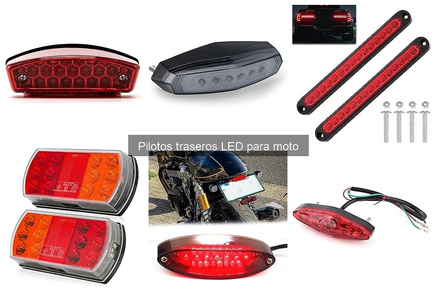 Comparativa de precios de pilotos traseros LED para moto