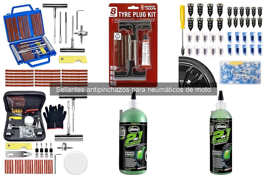 Comparativa de precios de sellantes antipinchazos para motos