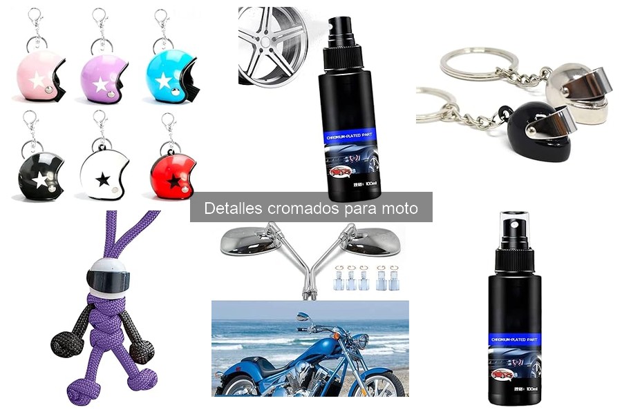 Comparativa de precios en detalles cromados para moto