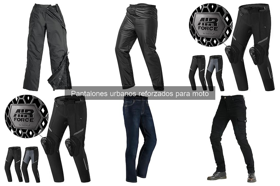 Comparativa de precios en pantalones urbanos para moto