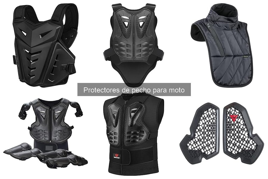 Comparativa de protectores de pecho para moto 2023