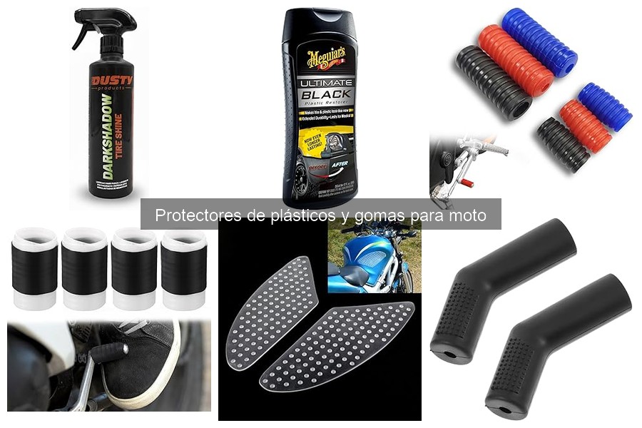 Comparativa de Protectores de Plásticos y Gomas para Moto