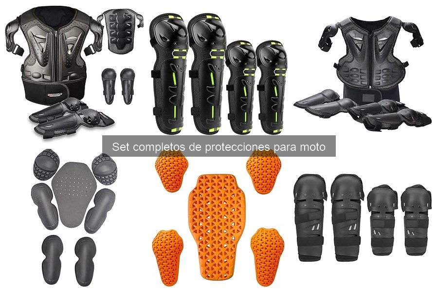 Comparativa de Set de Protecciones para Moto: Niños, Adultos y Mujeres