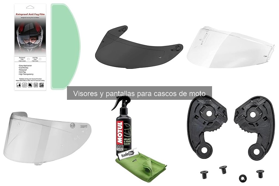 Comparativa de visores para cascos de moto: AGV vs HJ-20M