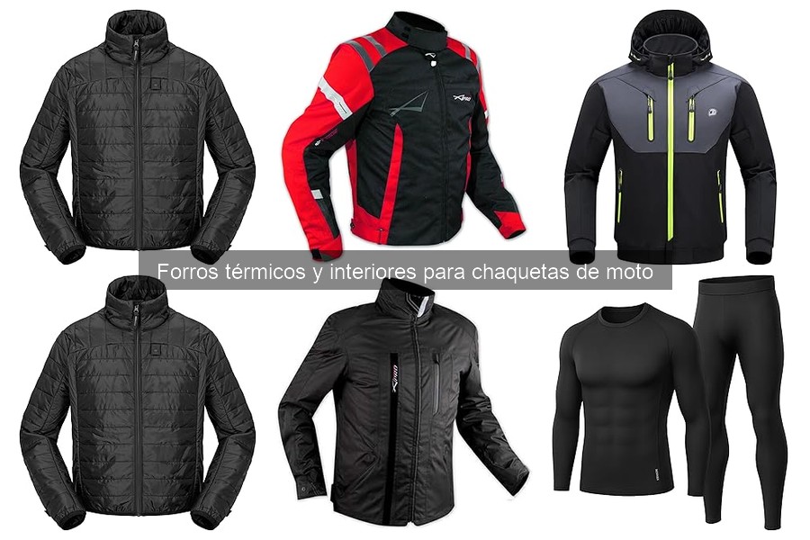 Comparativa: Forros térmicos vs. interiores para chaquetas de moto