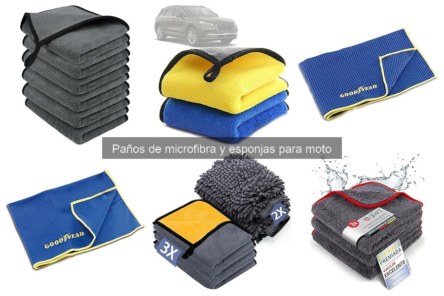 Comparativa: Paños de Microfibra vs Esponjas para Motos