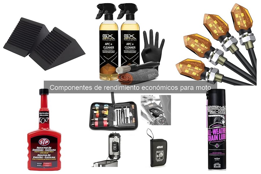 Componentes de rendimiento económicos para moto: ¿qué son?