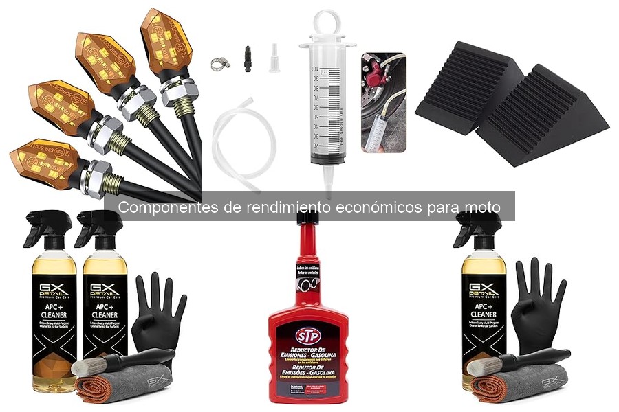 Componentes de Rendimiento Económicos para Principiantes en Motos