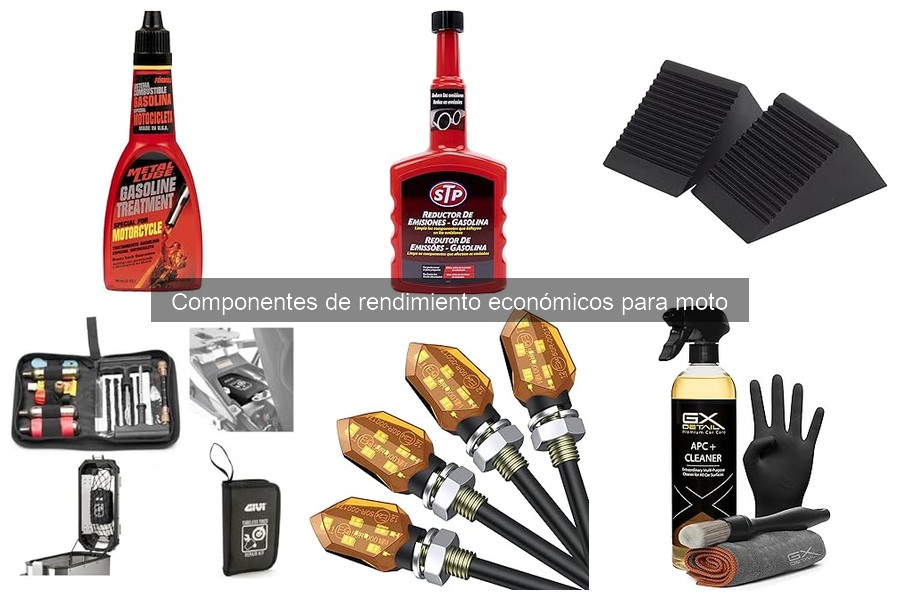 Componentes de rendimiento: económicos vs. premium para motos