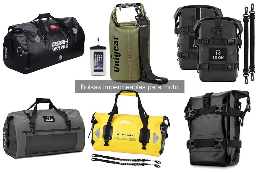 Conoce las bolsas impermeables para moto: características y beneficios