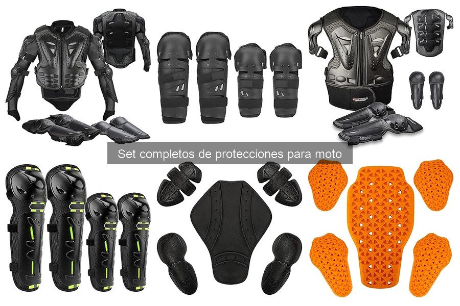 Conoce los sets completos de protecciones para moto