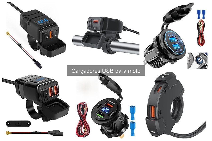 ¿Cuánto cuesta un buen cargador USB para moto?