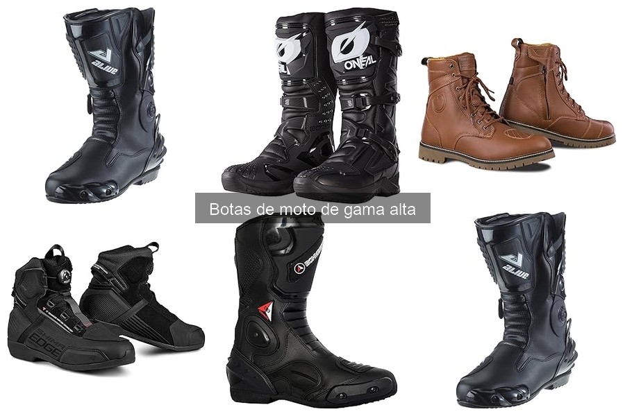 ¿Cuánto gastar en botas de moto de gama alta?