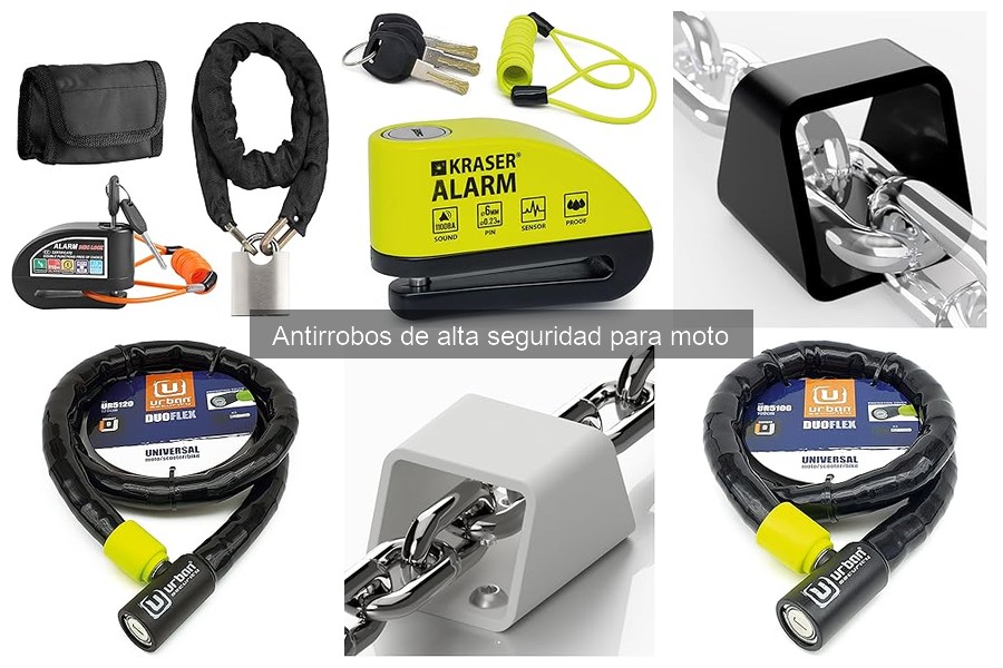 ¿Cuánto gastar en un antirrobo de alta seguridad para moto?