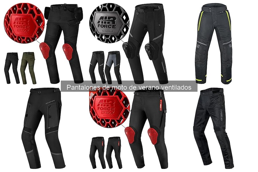 Cuidados e instalación de pantalones de moto de verano