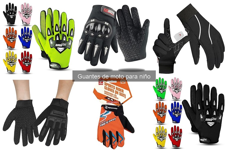 Cuidados esenciales para guantes de moto infantiles