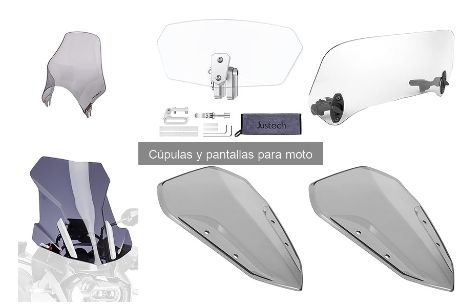 Cúpulas y pantallas para moto: Dónde comprarlas a buen precio