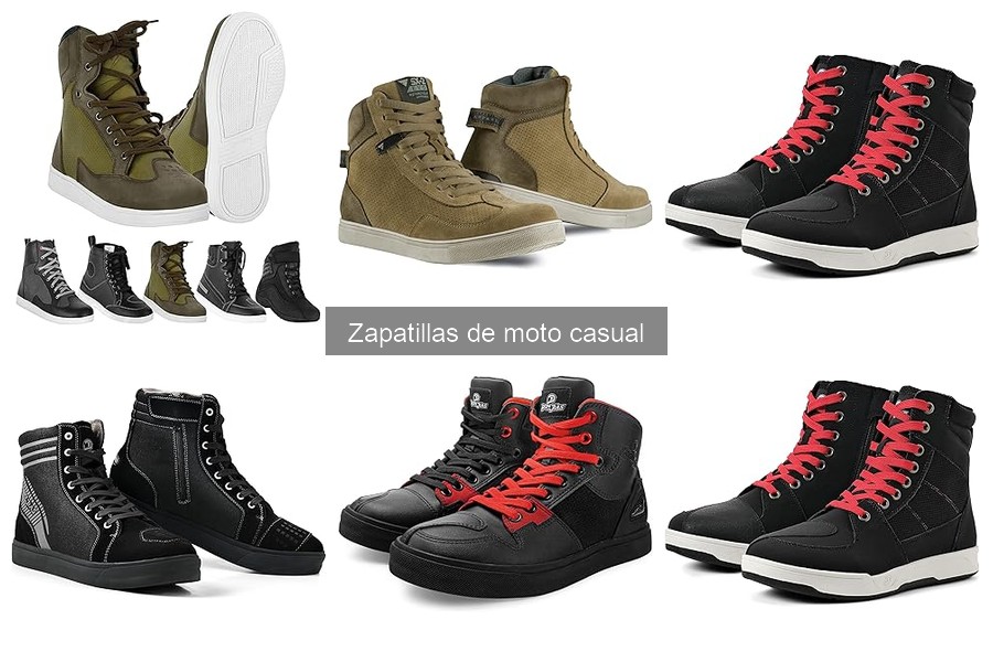 Diferencias entre Zapatillas de Moto Casual y Deportivas