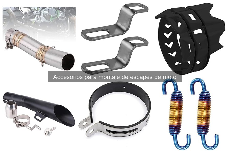 Dónde comprar accesorios para montaje de escapes de moto baratos